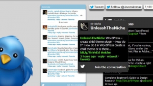 Avatar Twitter Widget – Module