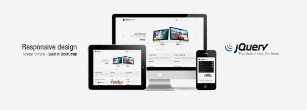 Avatar Simple - responsive Joomla template